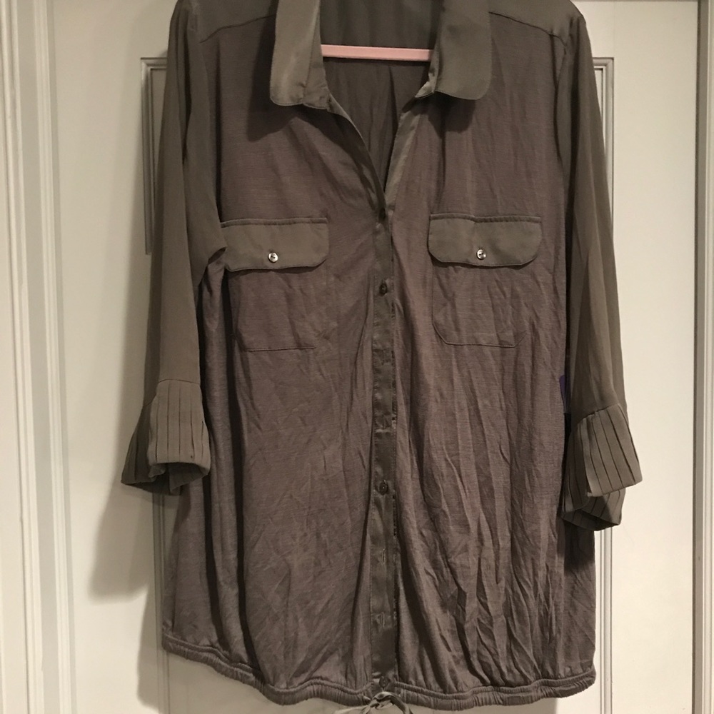 Army green top